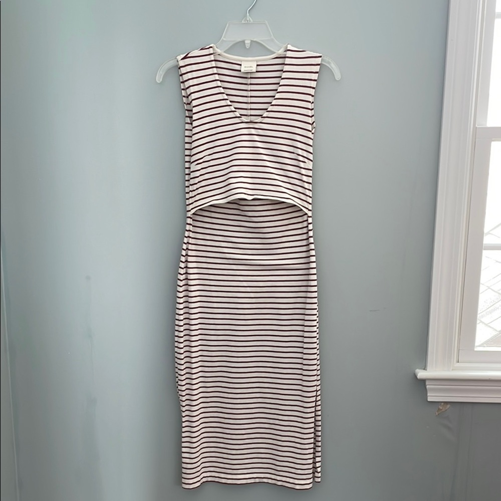 Boob Design Midi Maternity Dress - Nursing Friendly!